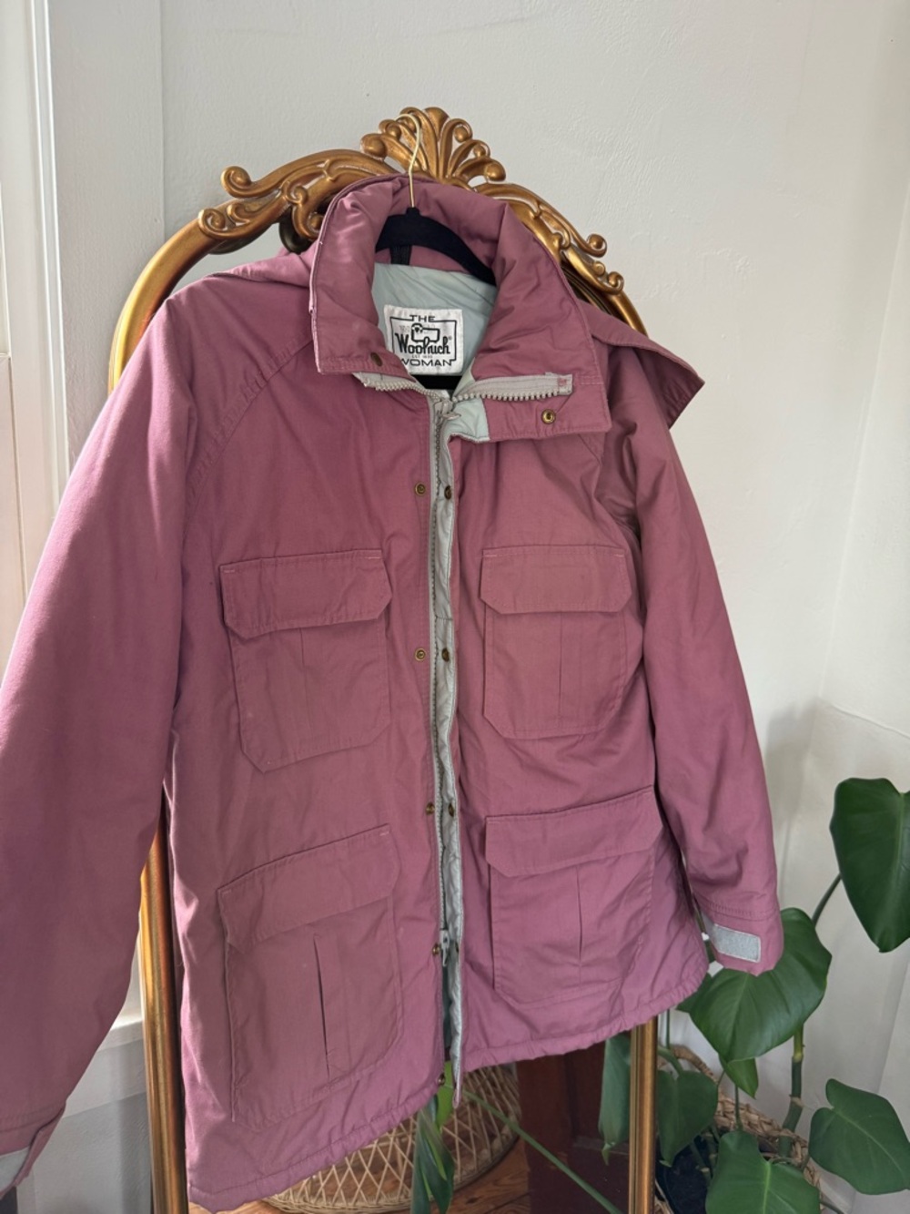 Vintage Woolrich Rose Pink Women's Field Jacket